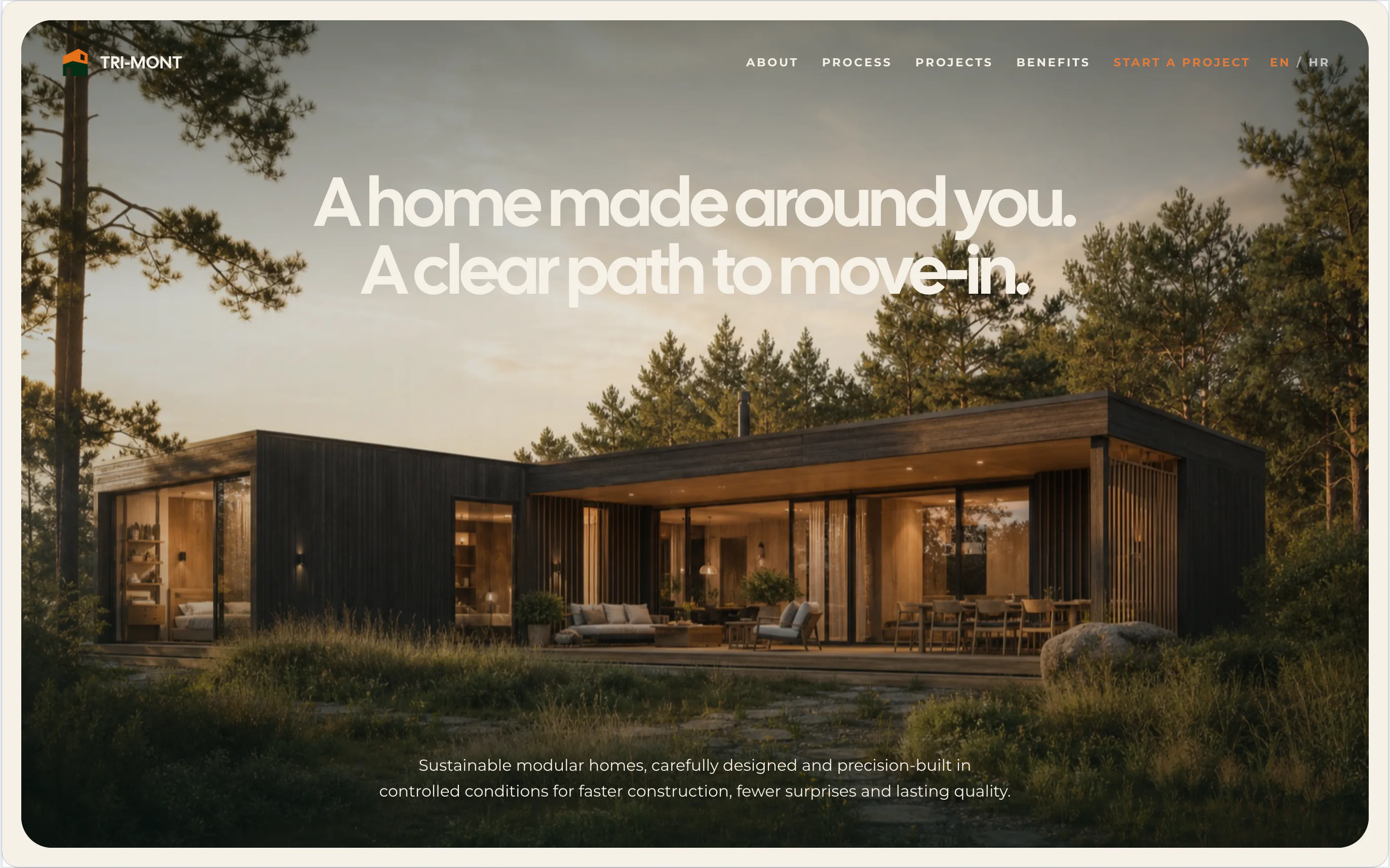 Modular Homes web stranica